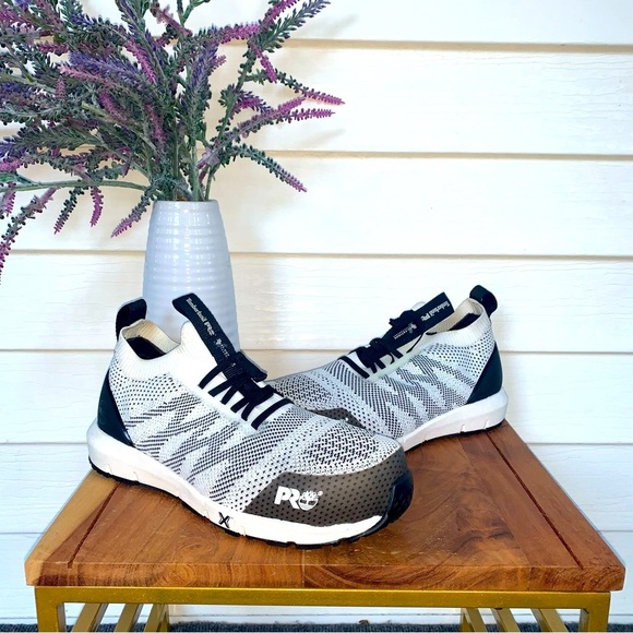 Women’s New Without Tags Timberland PRO Monochrome Knit Sneakers size 6 - Picture 4 of 7